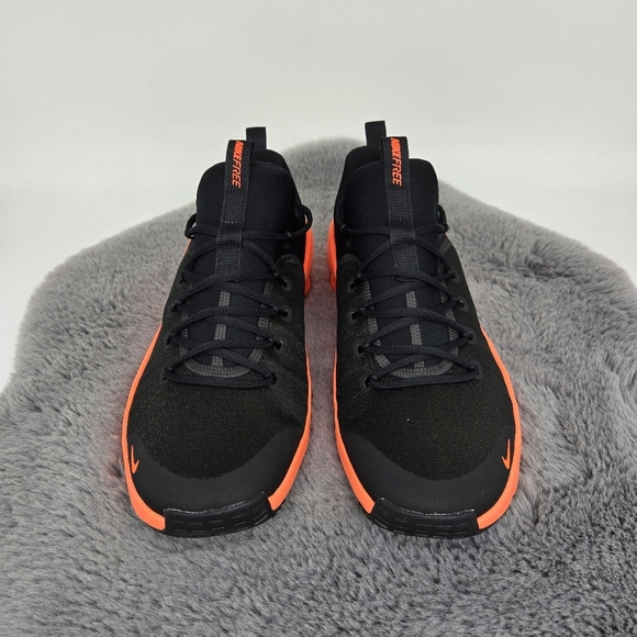 New Nike Free Metcon 6 'Black Hyper Orange' Men's Workout Shoes Size 11 - Picture 2 of 8
